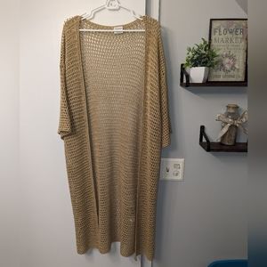 Beige Khaki Kimono Cardigan